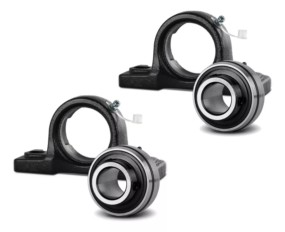 02 Mancal Com Rolamento Ucp 204 (para Eixo 15mm)