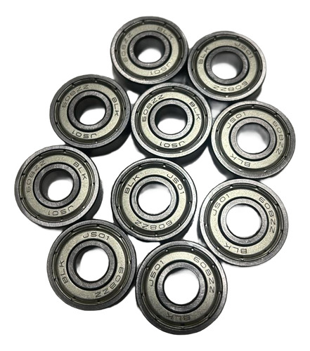 Kit 10 Peças Rolamento 608 Zz - 8x22x7 *** Promoção