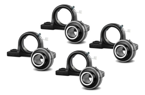 06 Mancal Com Rolamento Ucp203 Para Eixo 17mm